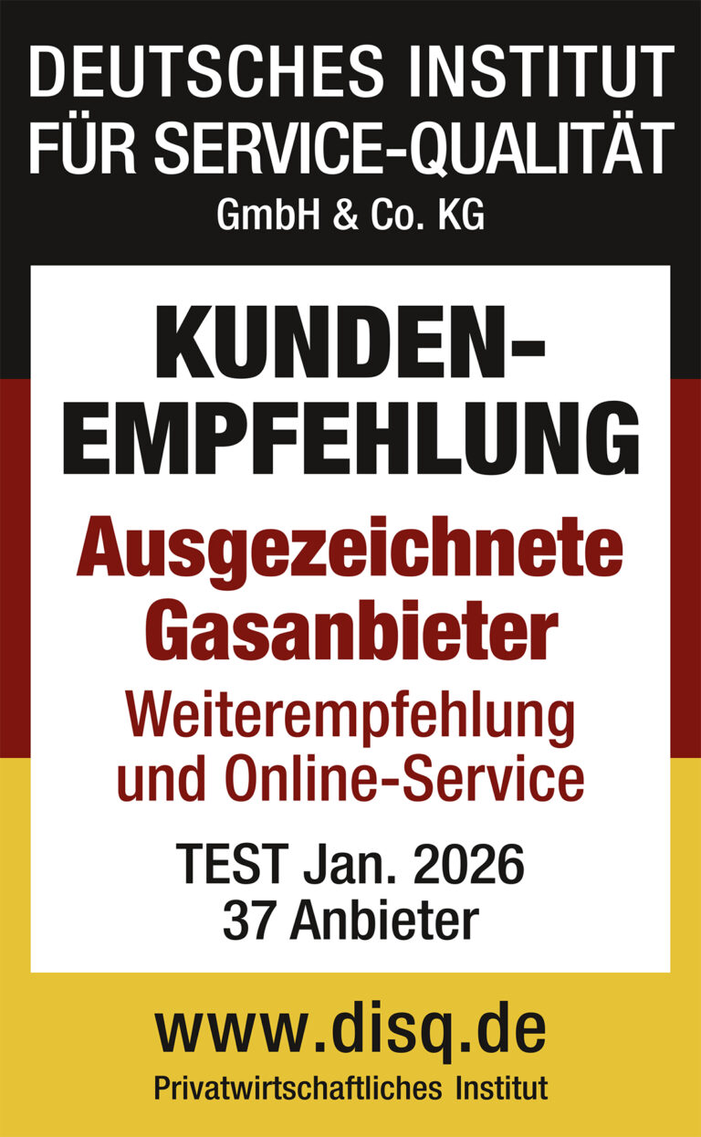 Test Ausgezeichnete Gasanbieter 2026